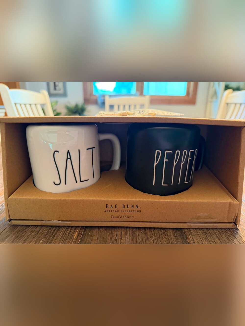 NWT Rae Dunn by Magenta "Salt & Pepper" Shakers
